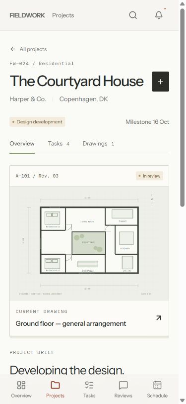 Mobile project brief